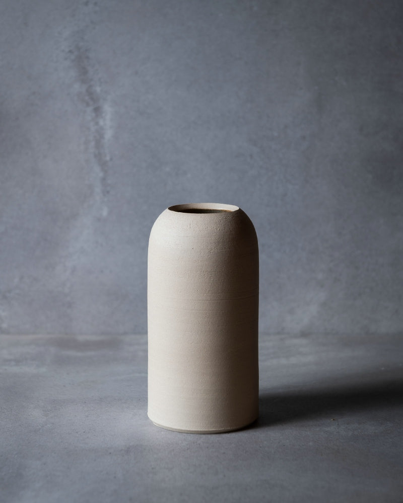 MK keramiek - Vaas afgerond - beige