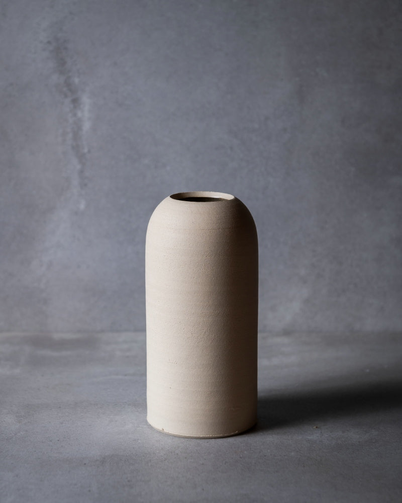 MK keramiek - Vaas afgerond - beige