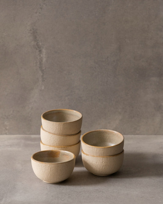 Bowl mini Ø9 cm - SET van 2 - Terra Aura Pallidus
