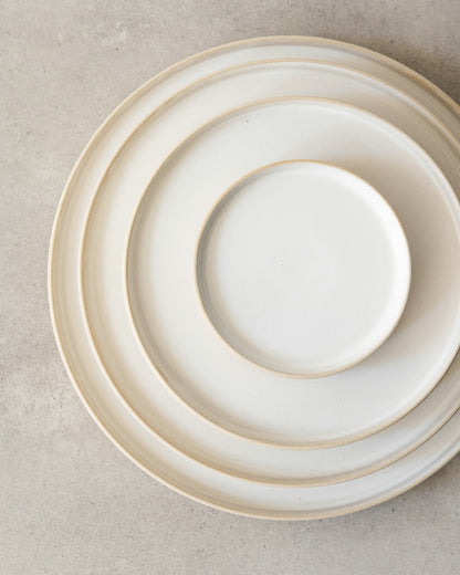 Dessert-/ontbijtbord - set van 2 - Beige