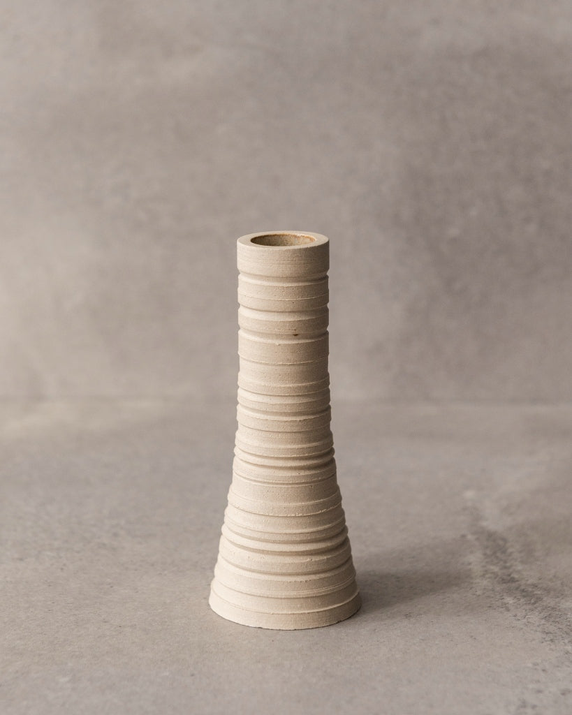 MK keramiek - Mini vaasjes - beige