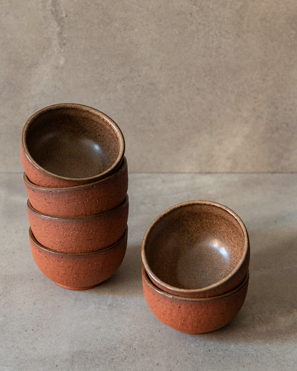 MK keramiek_Bowl mini Ø9 cm - SET van 2 - Terra Aura Rubigo