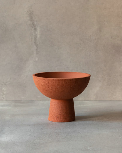 Bowl op voet -  Terra Aura Rubigo